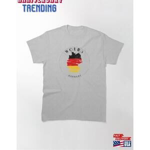 Worms Germany Flag Worn Classic Tshirt